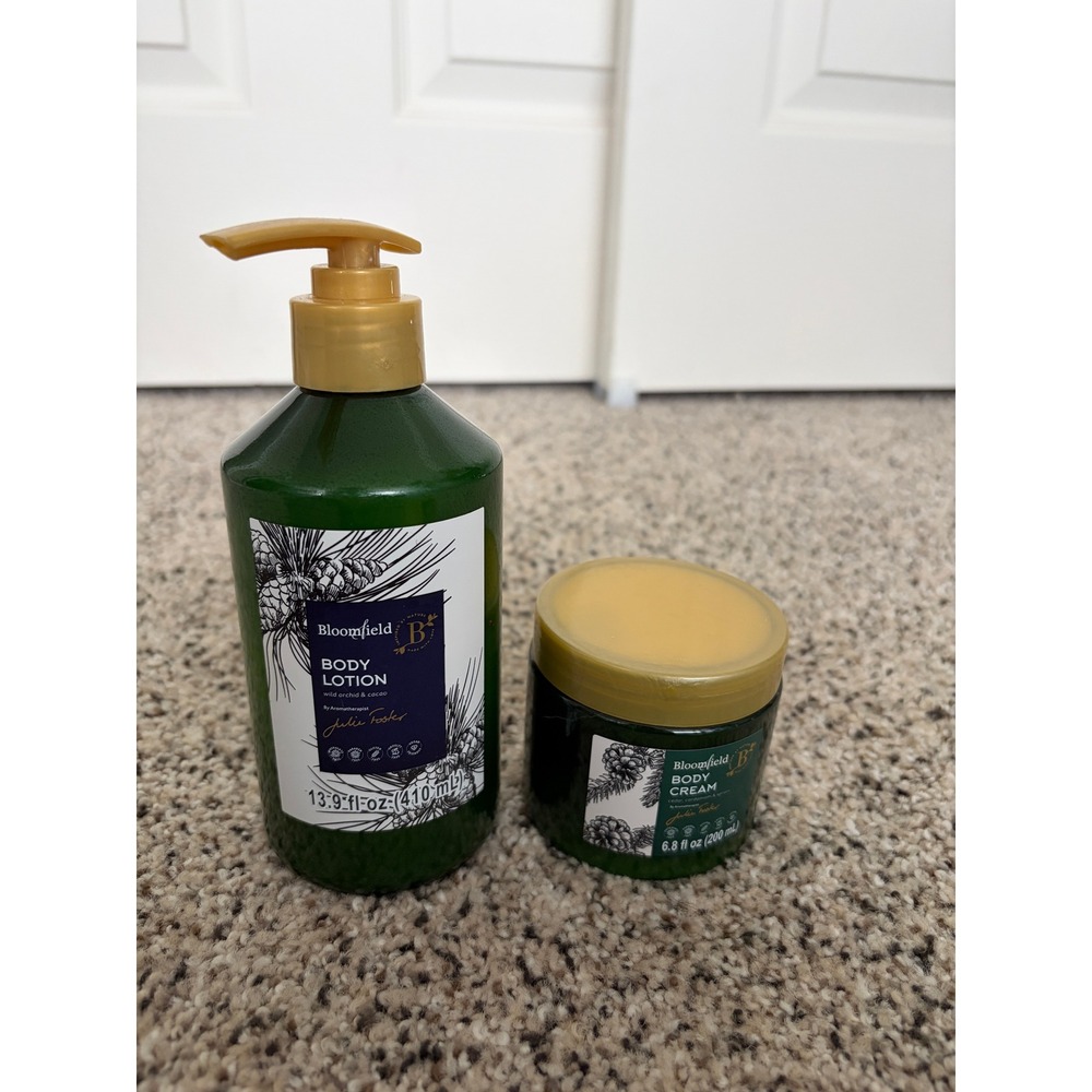 Bloomfield Wild Orchid & Cacao Body Lotion Body Cream Set NEW